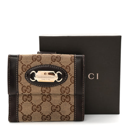 Gucci Monogram French Flap Wallet Dark Brown 11 of 12