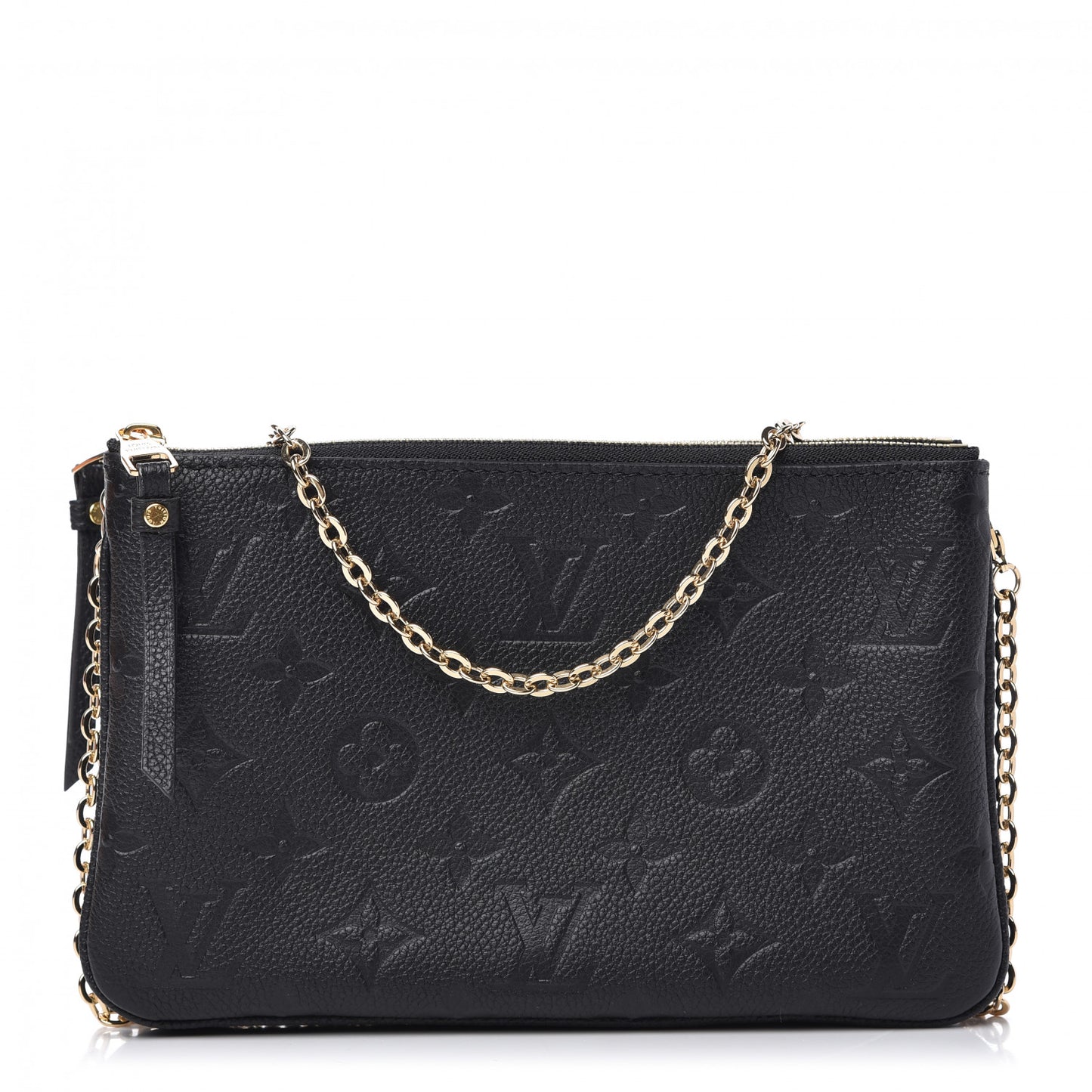 Empreinte Double Zip Pochette Black