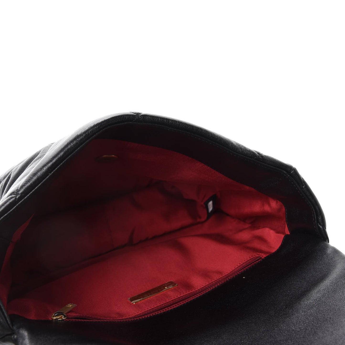Lambskin Quilted Large Chanel 19 Flap Black