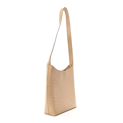 Salvatore Ferragamo Alligator Hobo Cream 3 of 14