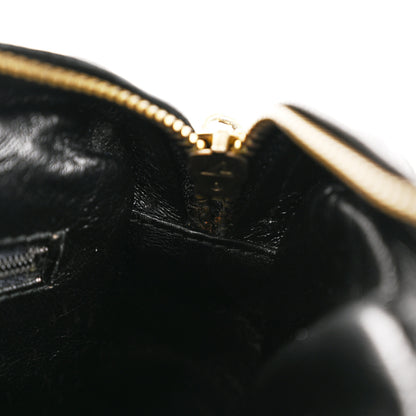 Chanel Lizard Quilted Small Tassel Camera Case Black 12 of 15