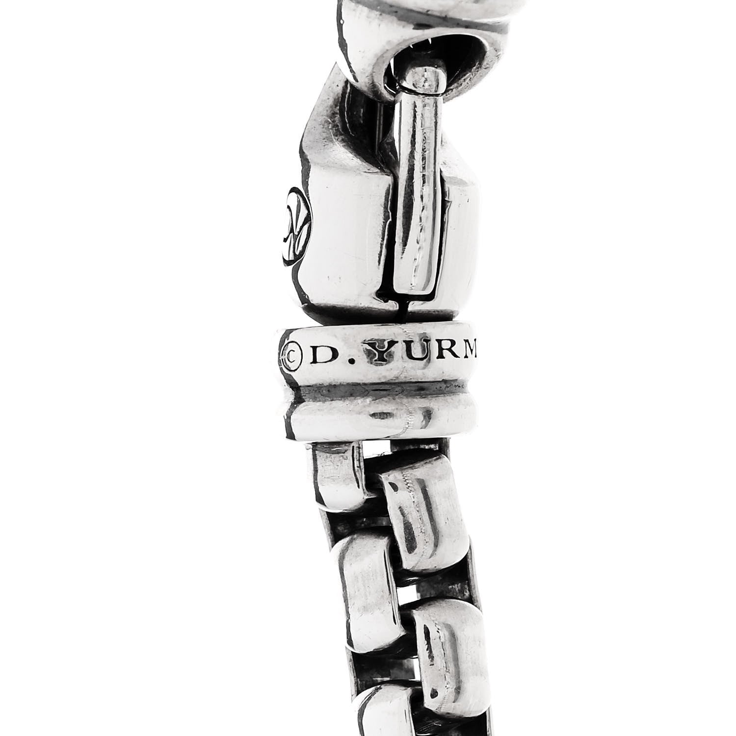 David Yurman Sterling Silver 5mm Box Chain Bracelet 3 of 5