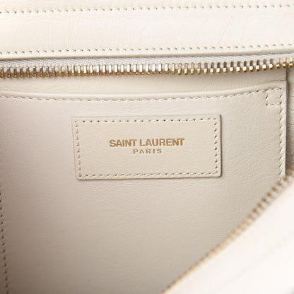 Saint Laurent Calfskin Small Classic Y Cabas White 6 of 15