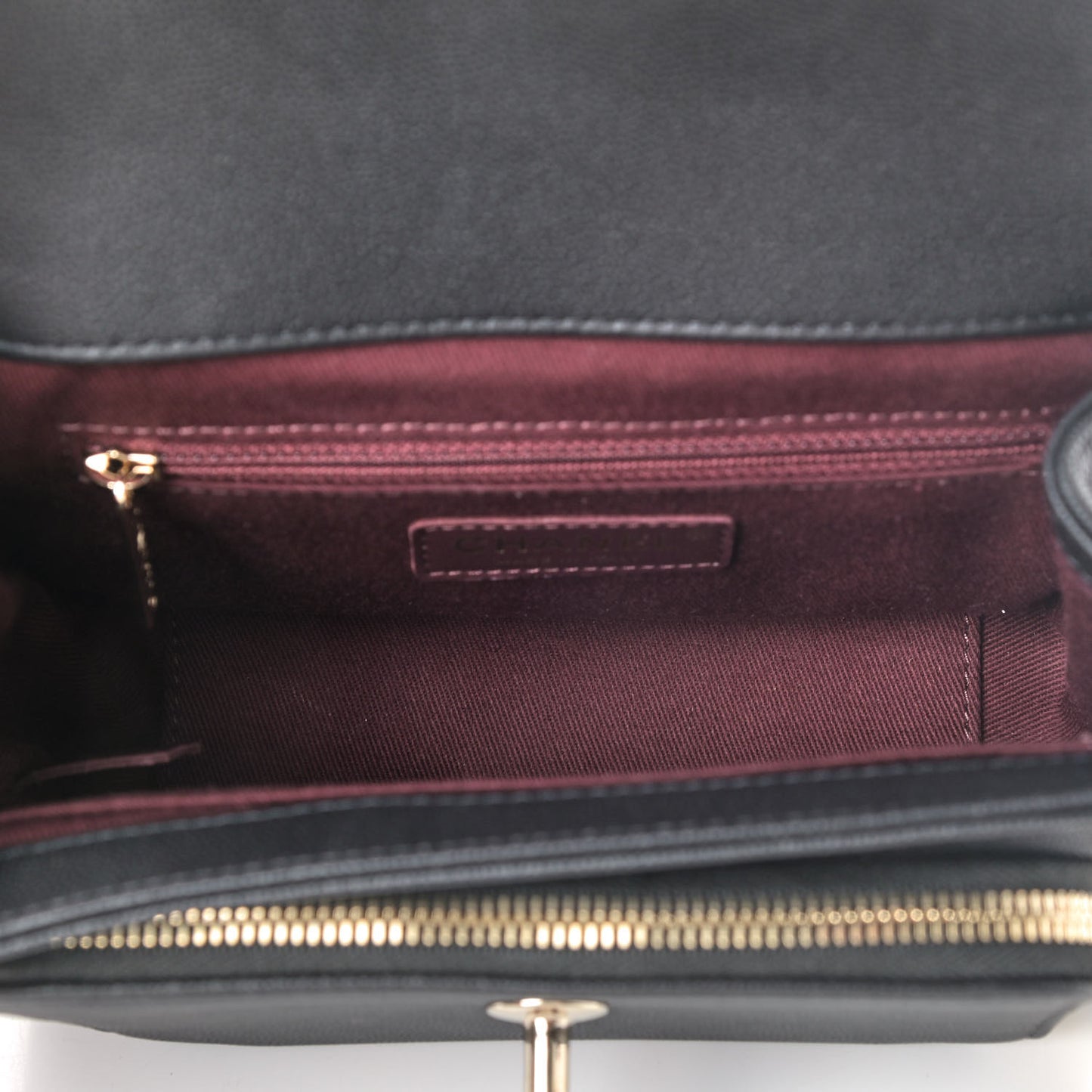 Caviar Quilted Small Business Affinity Flap Black