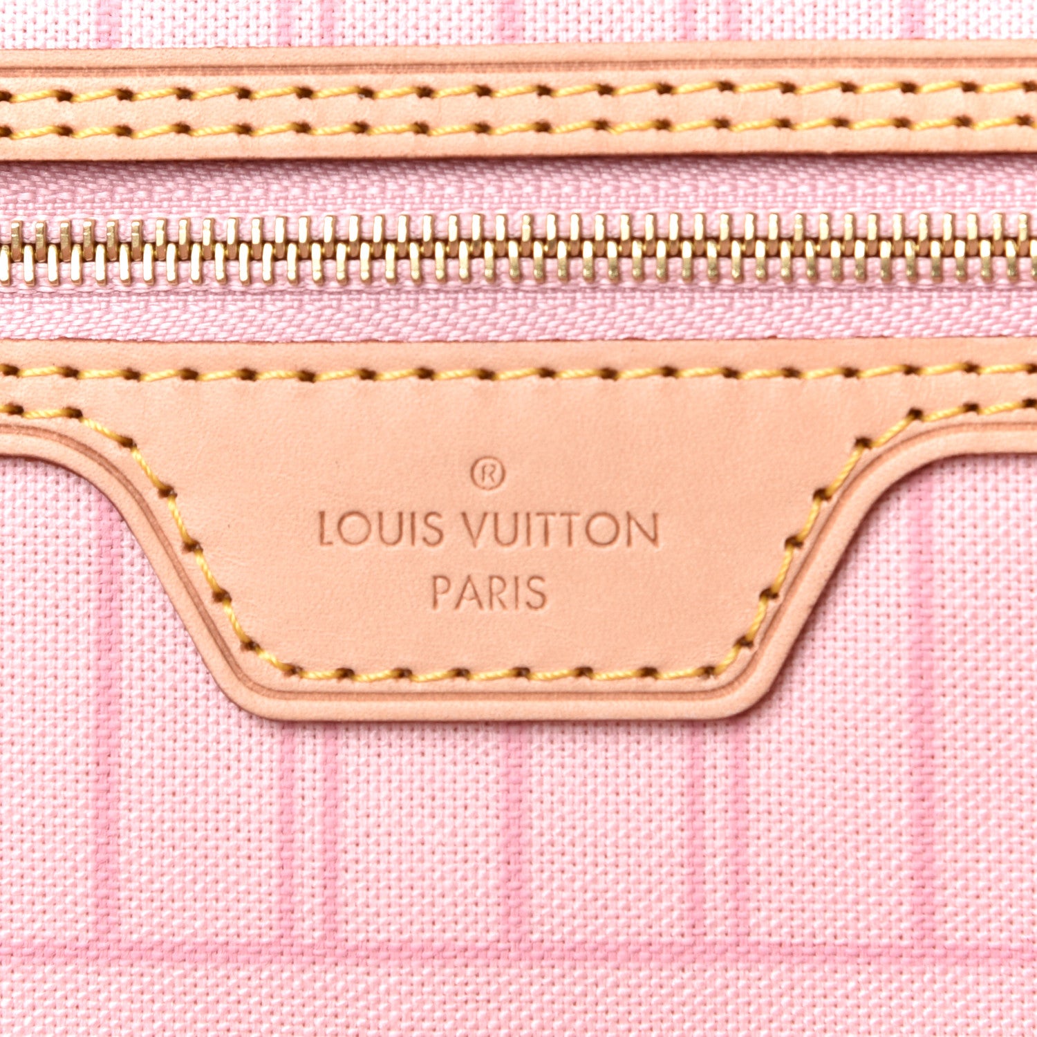 Louis Vuitton Damier Azur Neo Neverfull MM Rose Ballerine 9 of 10