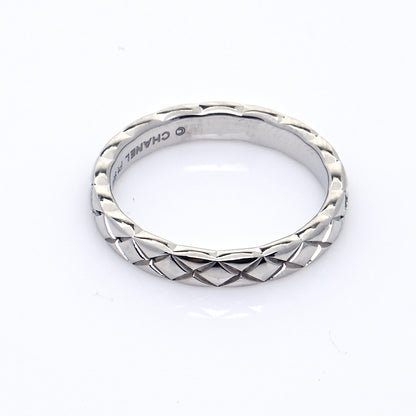 Chanel Platinum Diamond Mini Coco Crush Ring 47 4 4 of 6