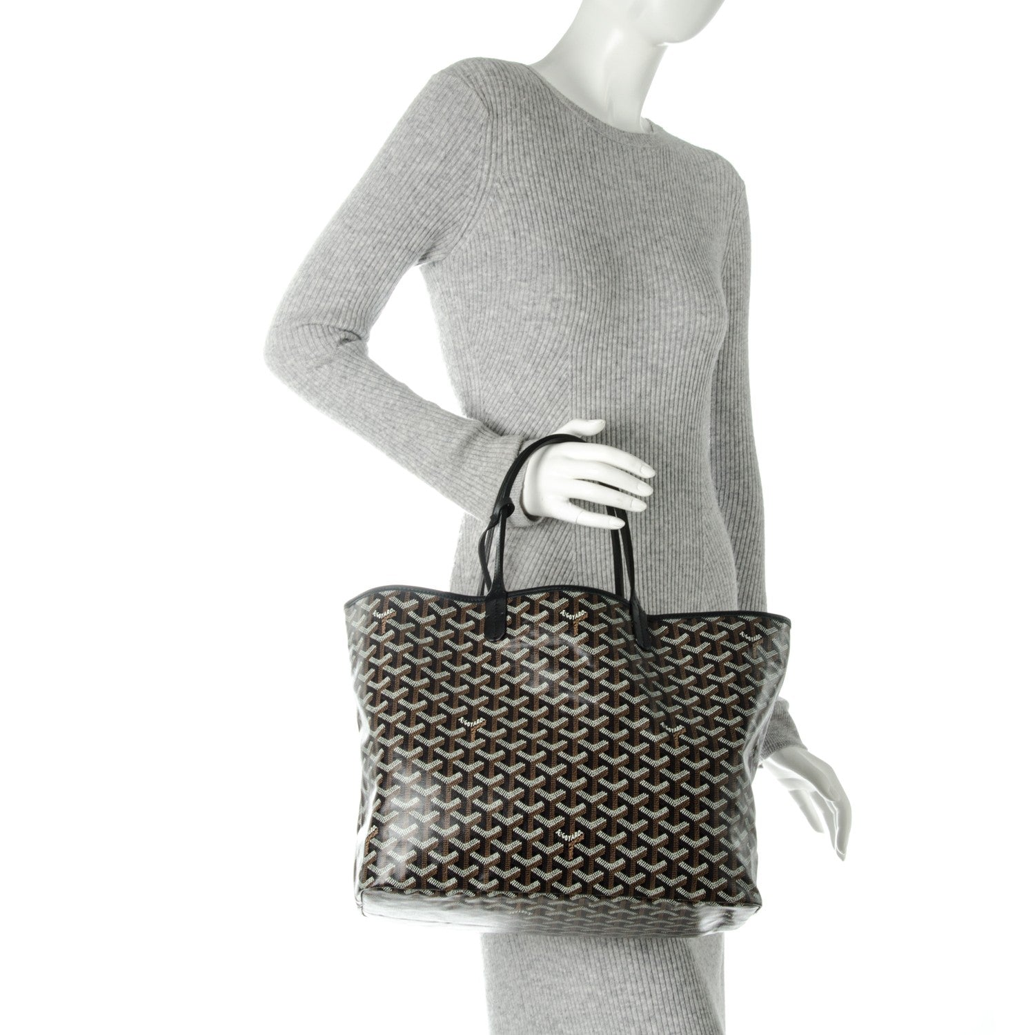 Goyard Goyardine Saint Louis PM Black 2 of 7