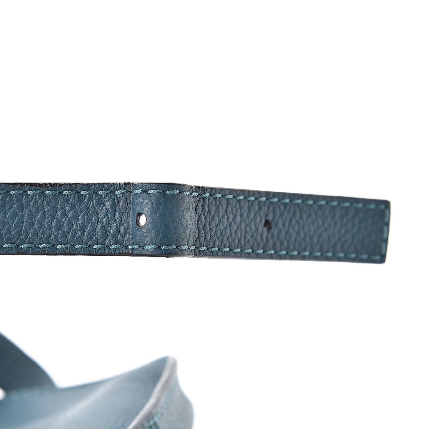Calfskin Mini Marcie Round Crossbody Bag Teal