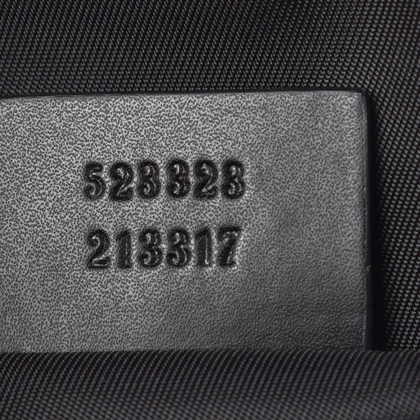 Canvas Web Tiger Embroidered Messenger Bag Black