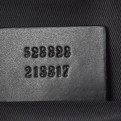 Gucci Canvas Web Tiger Embroidered Messenger Bag Black 7 of 7