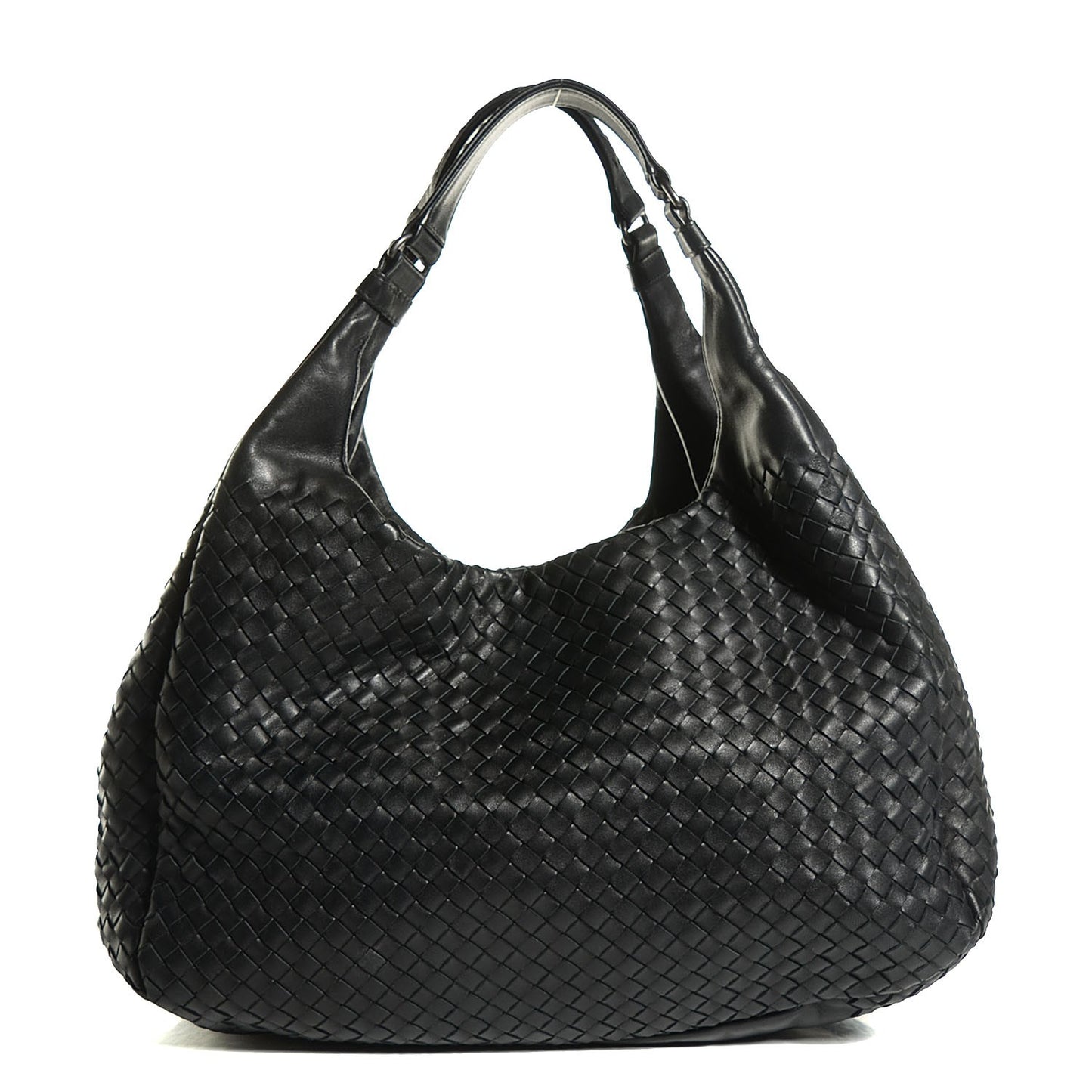 Nappa Intrecciato Large Campana Nero Black
