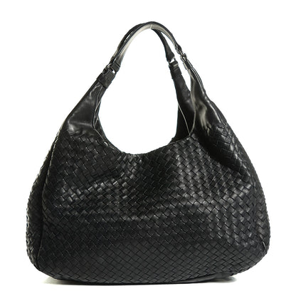 Bottega Veneta Nappa Intrecciato Large Campana Nero Black 1 of 9