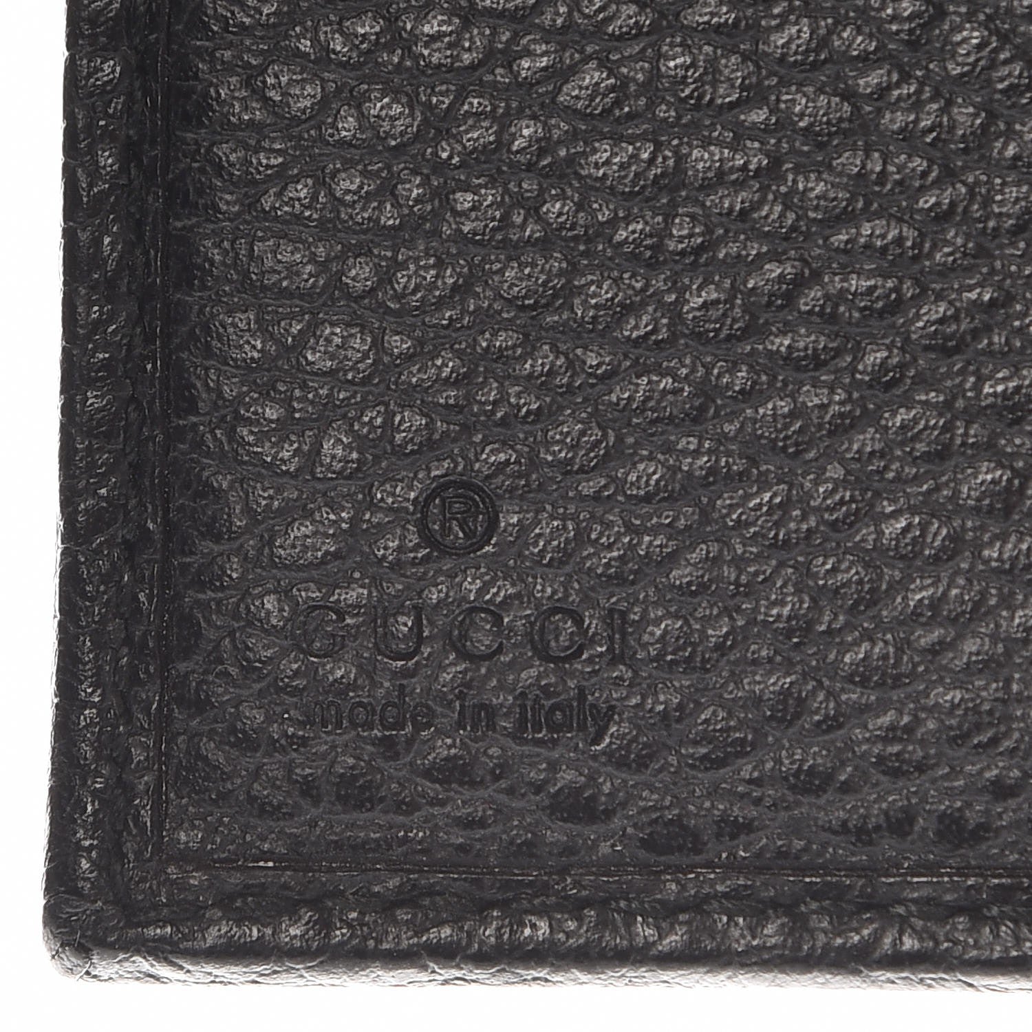 Gucci Dollar Calfskin Double G French Flap Wallet Black 8 of 8