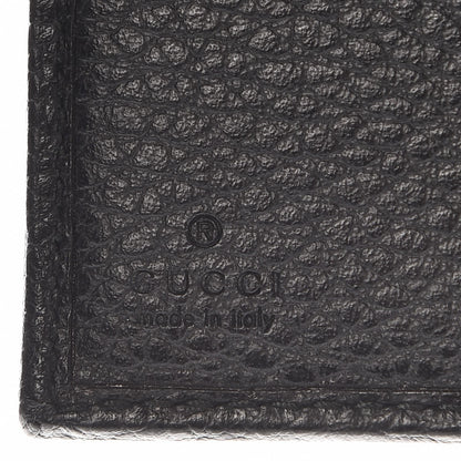 Gucci Dollar Calfskin Double G French Flap Wallet Black 8 of 8