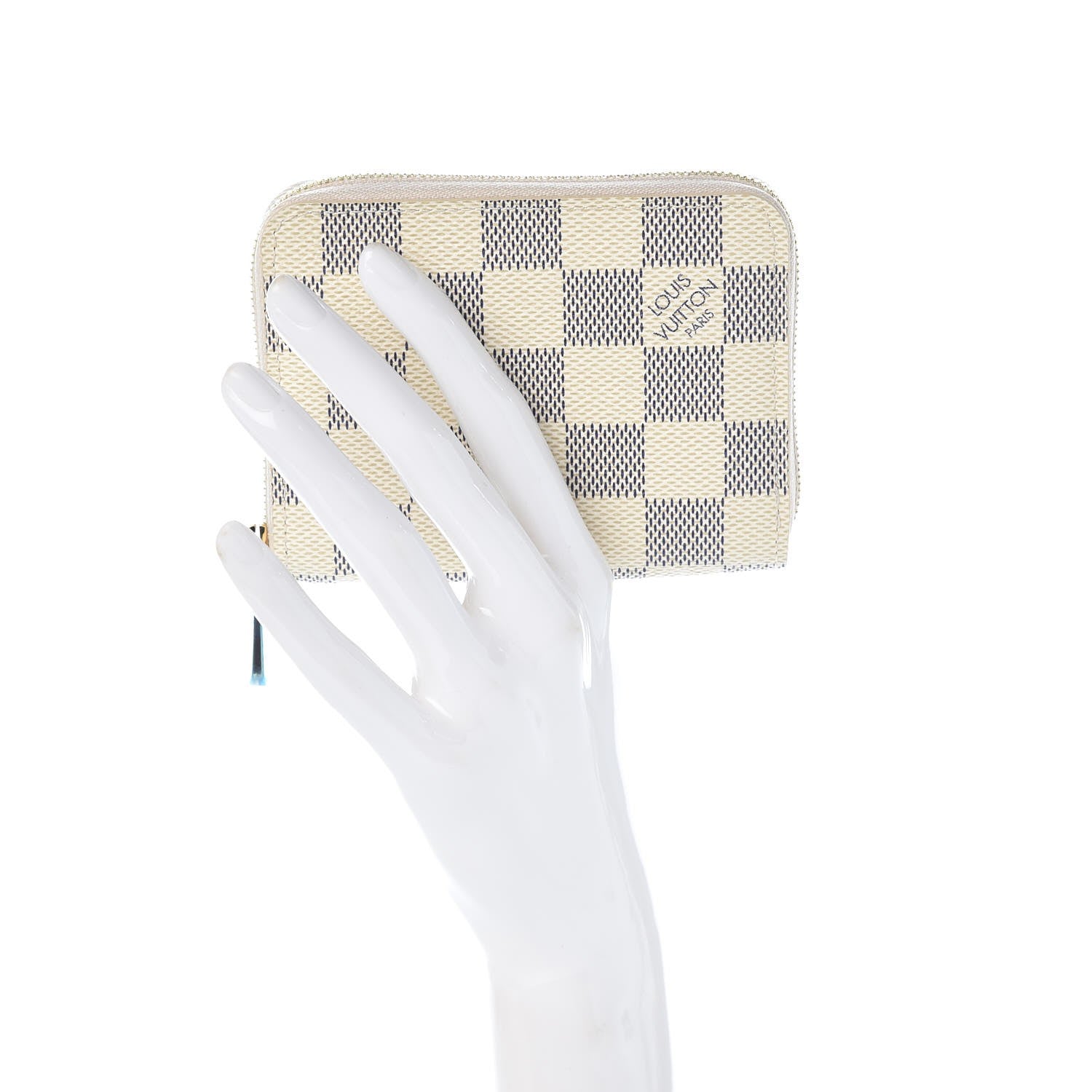 Louis Vuitton Damier Azur Zippy Coin Purse 2 of 8