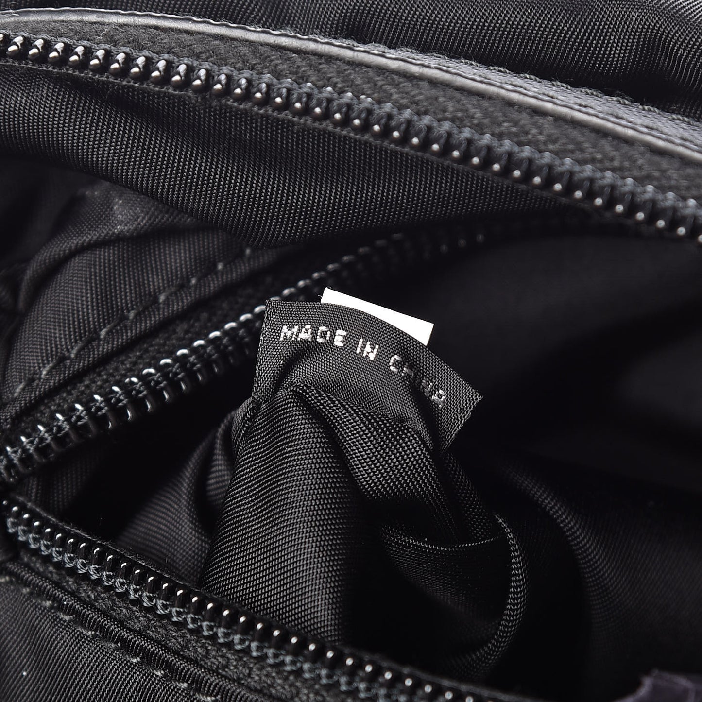 Tessuto Nylon Saffiano Toiletry Case Black