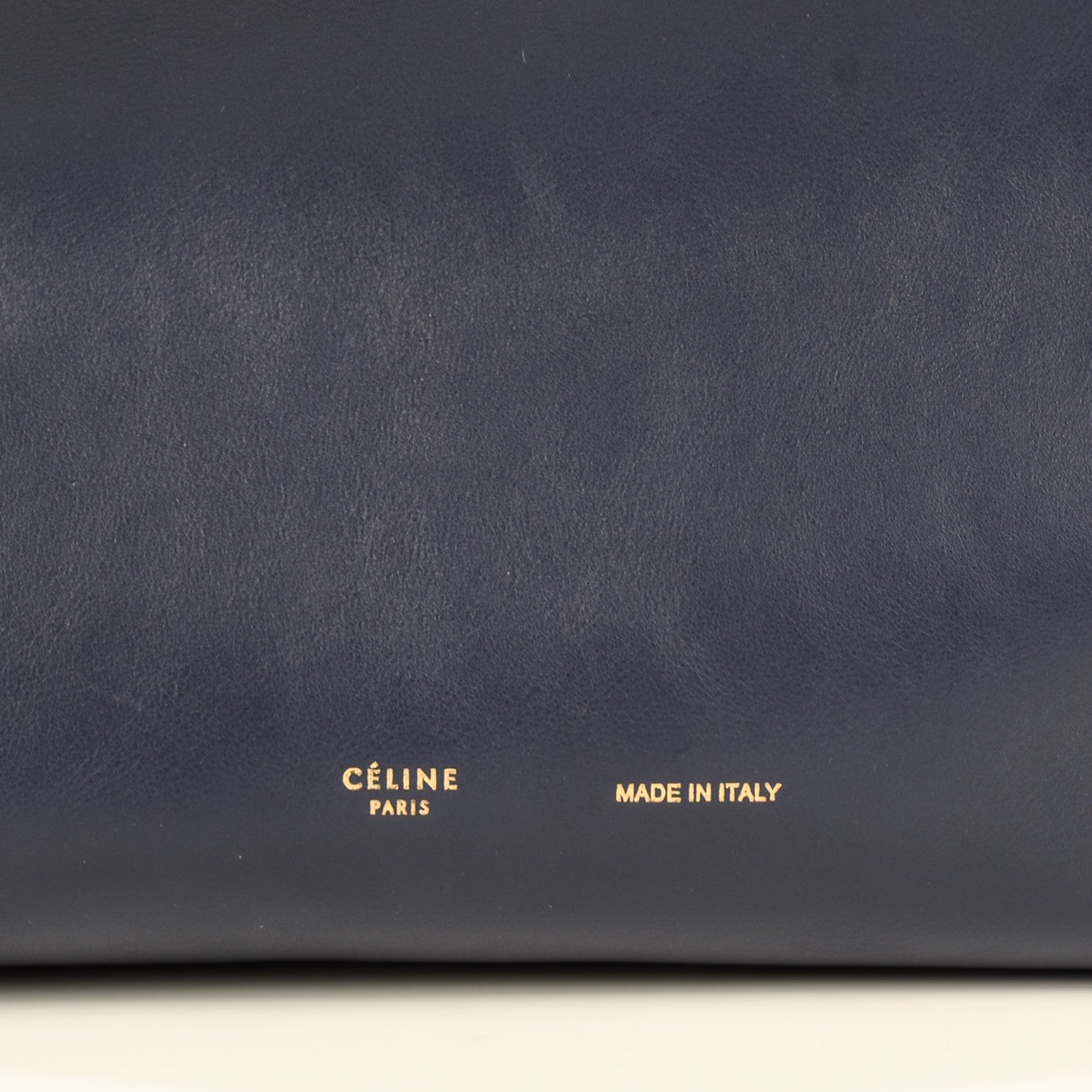 Celine Nappa Calfskin Shoulder Cabas Midnight 9 of 9