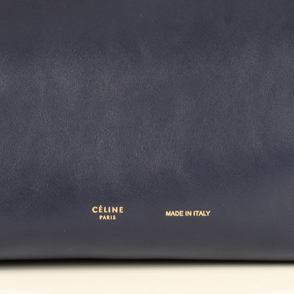 Celine Nappa Calfskin Shoulder Cabas Midnight 9 of 9