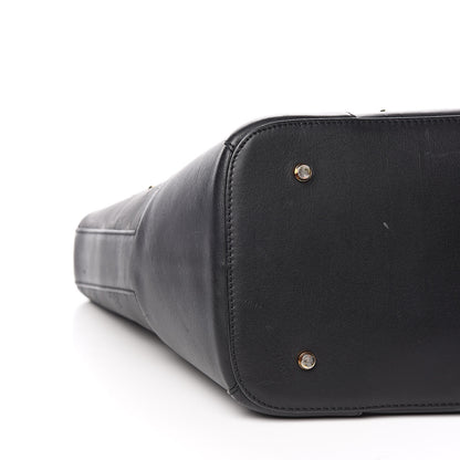 MCM Coated Canvas Studded Shopper Tote Black 10 of 14