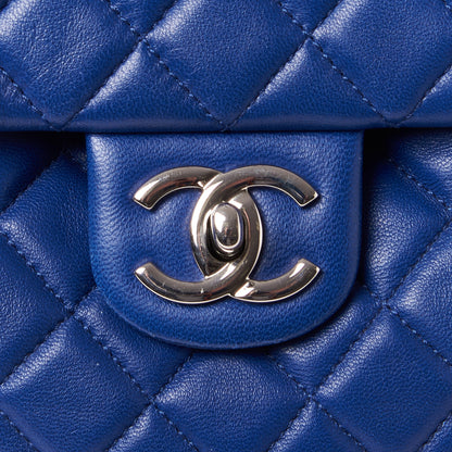 Chanel Lambskin Quilted Large Urban Spirit Backpack Blue 8 of 10