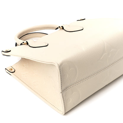 Louis Vuitton Empreinte Monogram Giant Onthego PM Cream Beige 9 of 11