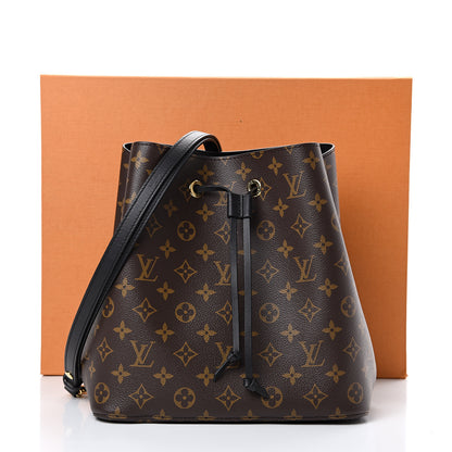 Louis Vuitton Monogram Neonoe MM Black 10 of 10