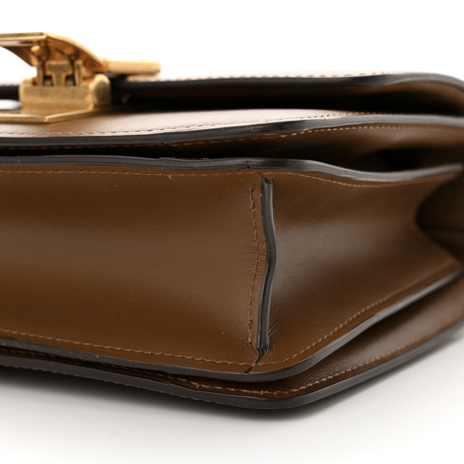 Celine Box Calfskin Small Classic Box Flap Bag Camel 10 of 14