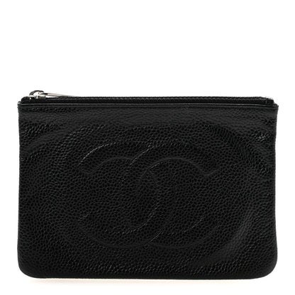 Chanel Caviar Timeless CC Small Cosmetic Case Black 1 of 8