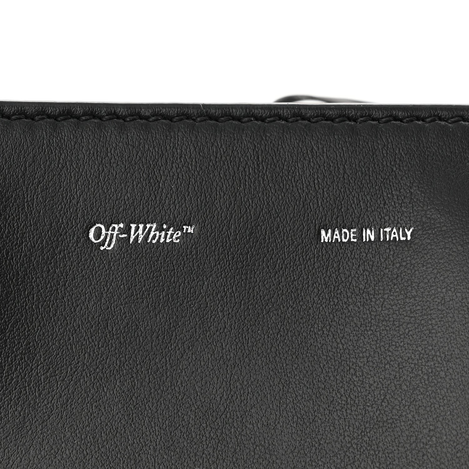 Off-White Calfskin Padded Diag Binder Flap Bag Black 6 of 11