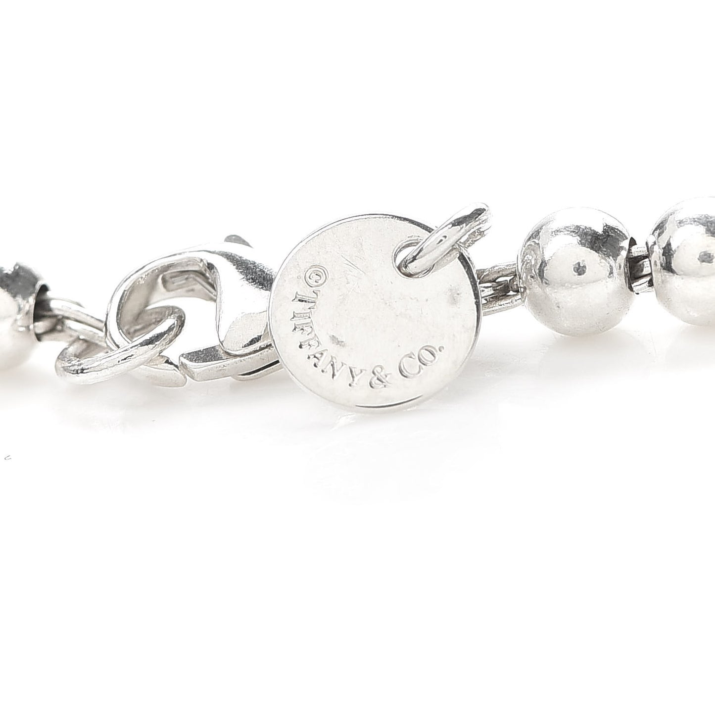 Sterling Silver 4mm Bow Bead Bracelet