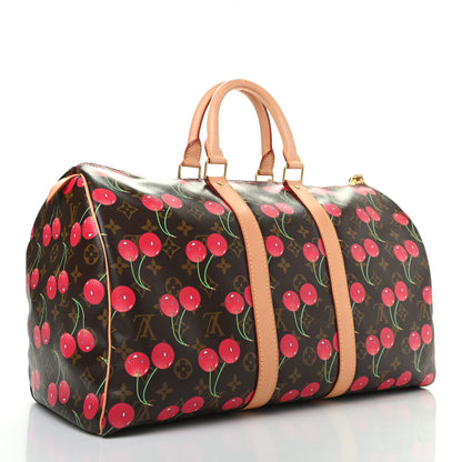 Louis Vuitton Monogram Cerises Keepall 45 3 of 8