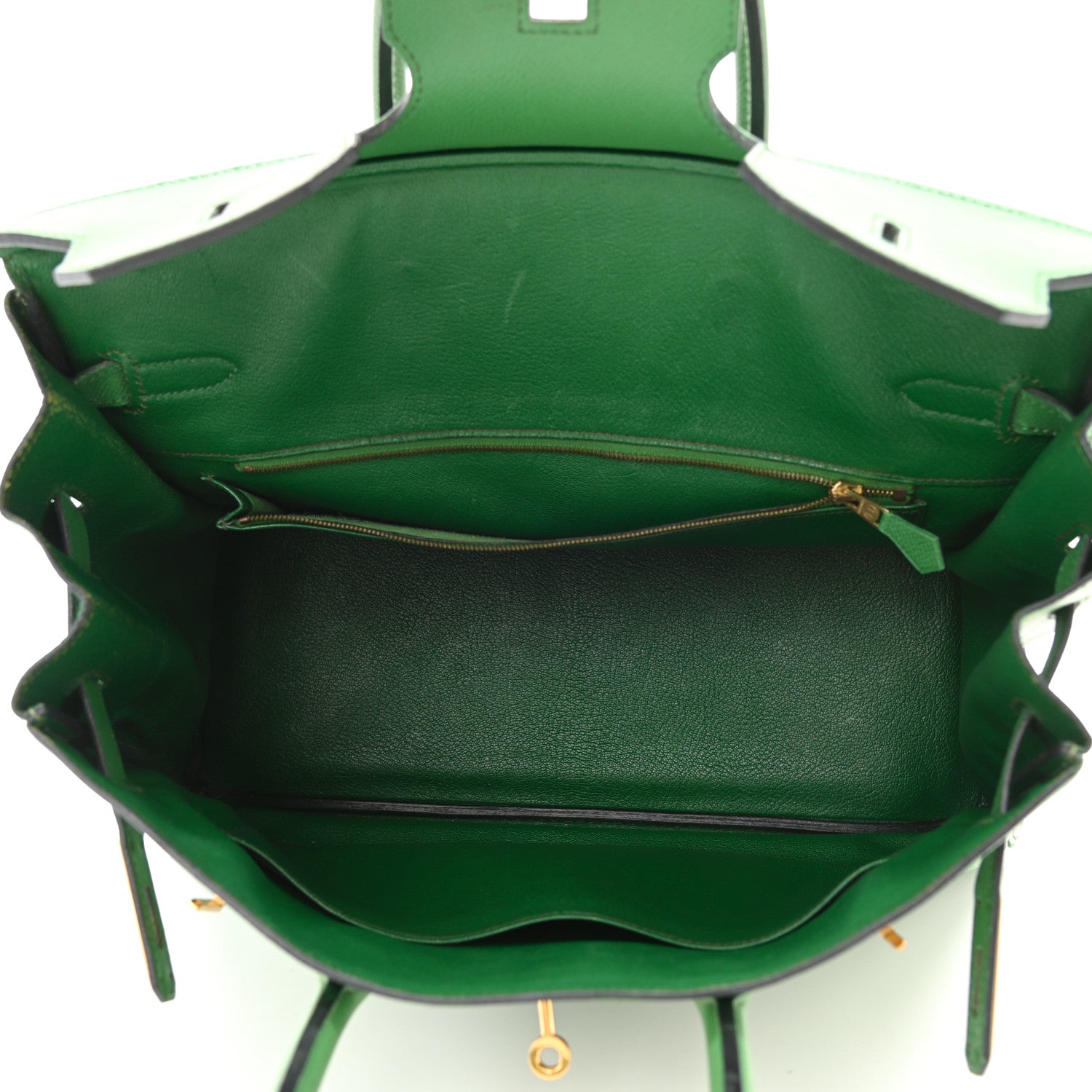 Hermes Courchevel Birkin 35 Vert Clair 5 of 11