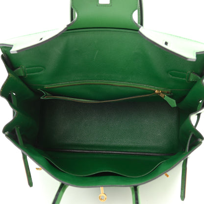 Hermes Courchevel Birkin 35 Vert Clair 5 of 11