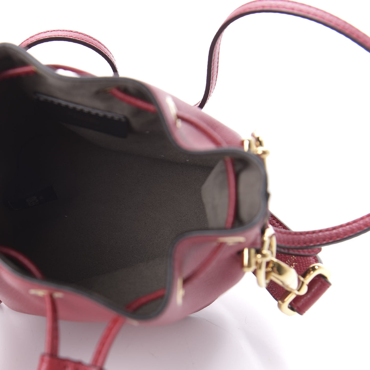 Vitello Cruise F is Fendi Mini Mon Tresor Bucket Bag Fragola