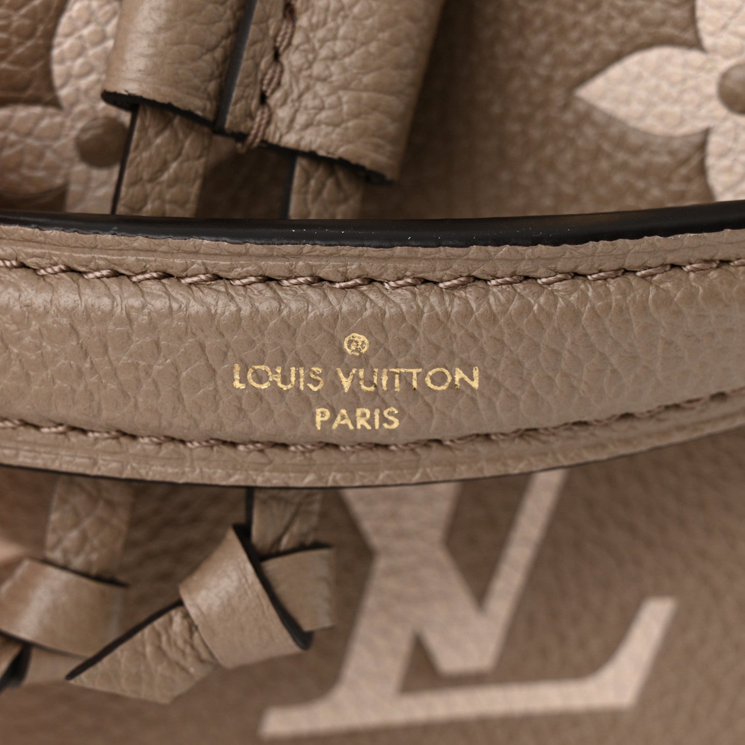 Louis Vuitton Empreinte Monogram Giant Nano Noe Tourterelle Creme 6 of 10