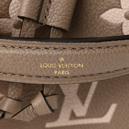 Louis Vuitton Empreinte Monogram Giant Nano Noe Tourterelle Creme 6 of 10