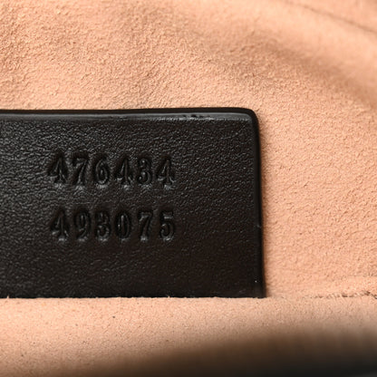 Gucci Calfskin Matelasse GG Marmont Belt Bag 95 38 Black 7 of 11