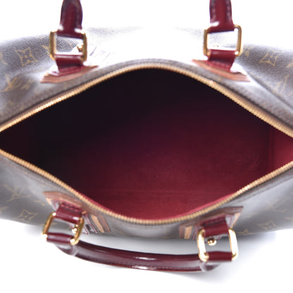 Louis Vuitton Monogram Mirage Speedy 30 Bordeaux 5 of 13