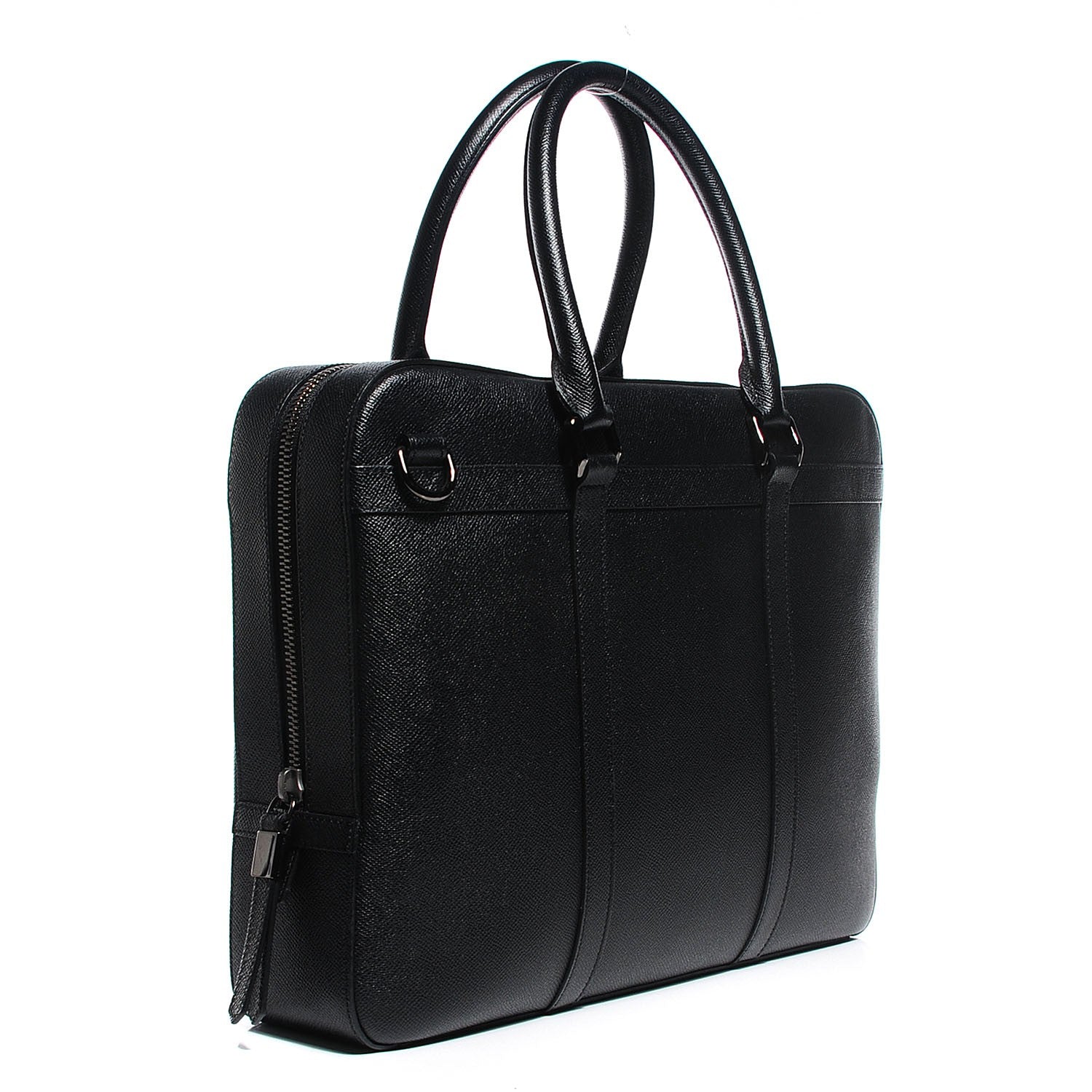 Burberry London Leather Briefcase Black 3 of 9