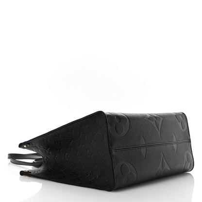 Louis Vuitton Empreinte Monogram Giant OnTheGo MM Black 4 of 10