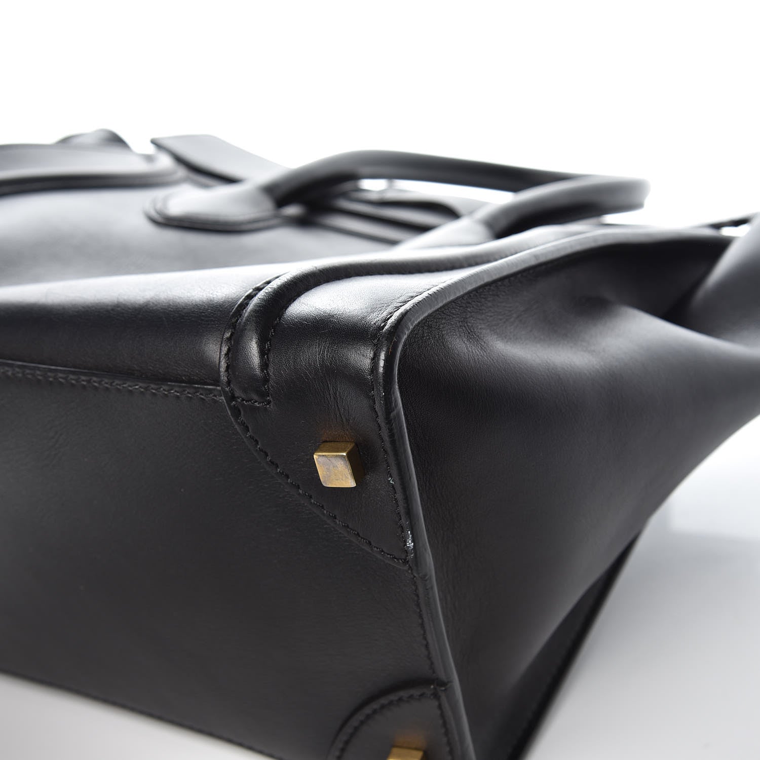 Celine Smooth Calfskin Mini Luggage Black 10 of 11