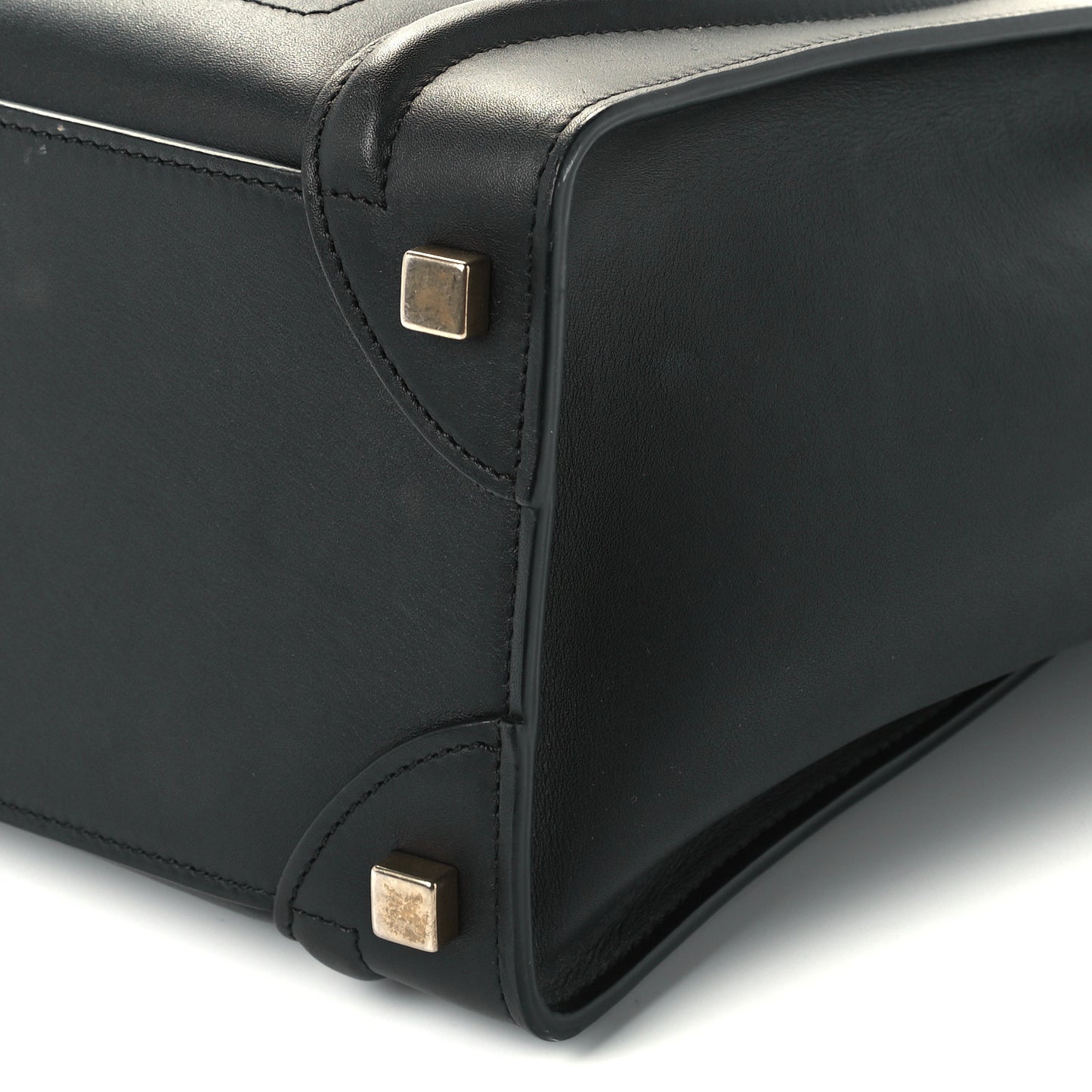 Smooth Calfskin Micro Luggage Black