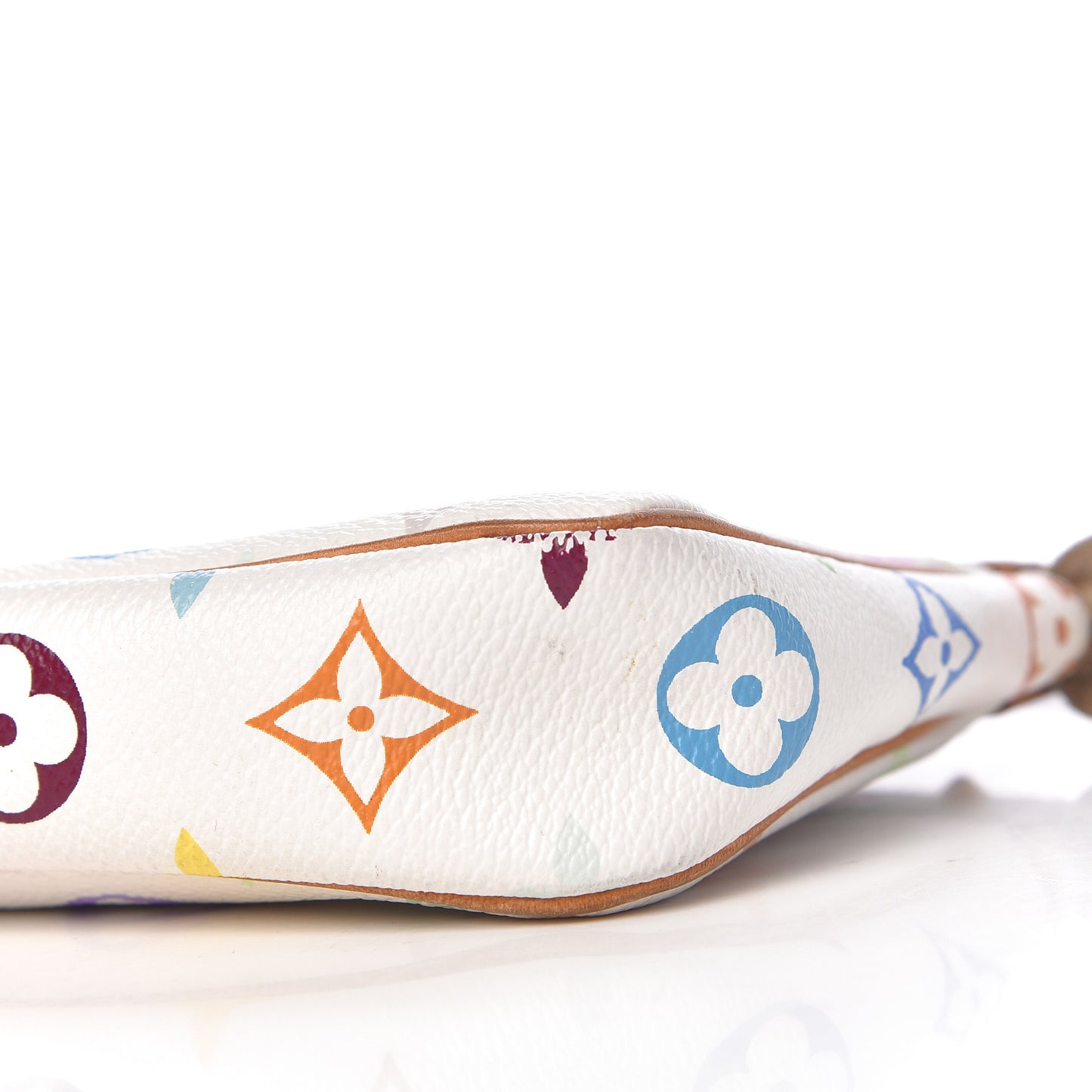 Monogram Multicolor Pochette Accessories White