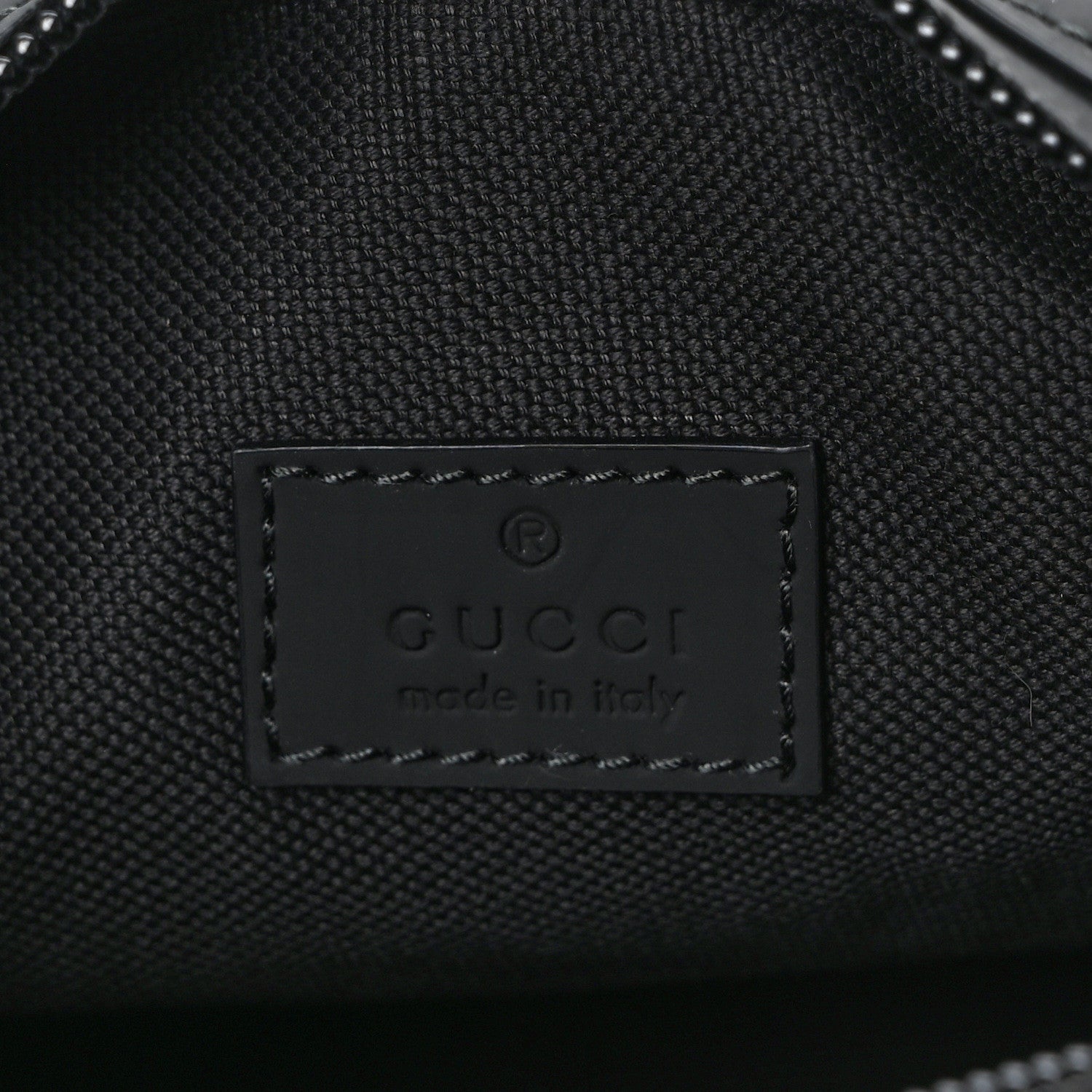 Gucci Rubber Effect Calfskin GG Mini Crossbody Bag Black 6 of 9