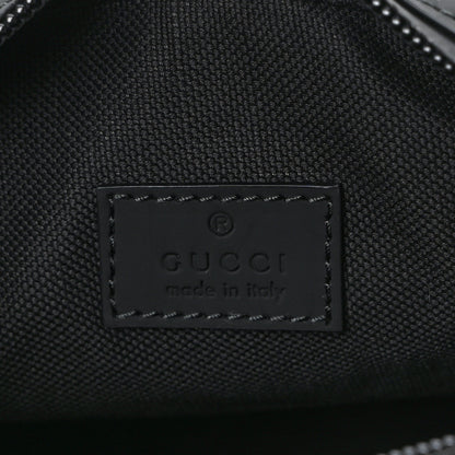 Gucci Rubber Effect Calfskin GG Mini Crossbody Bag Black 6 of 9
