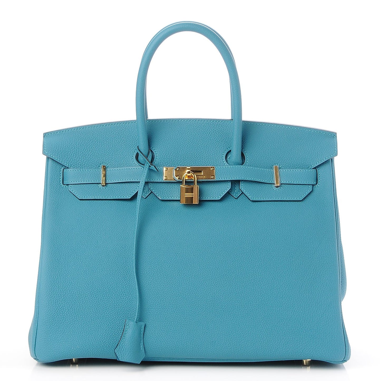 Togo Birkin 35 Turquoise