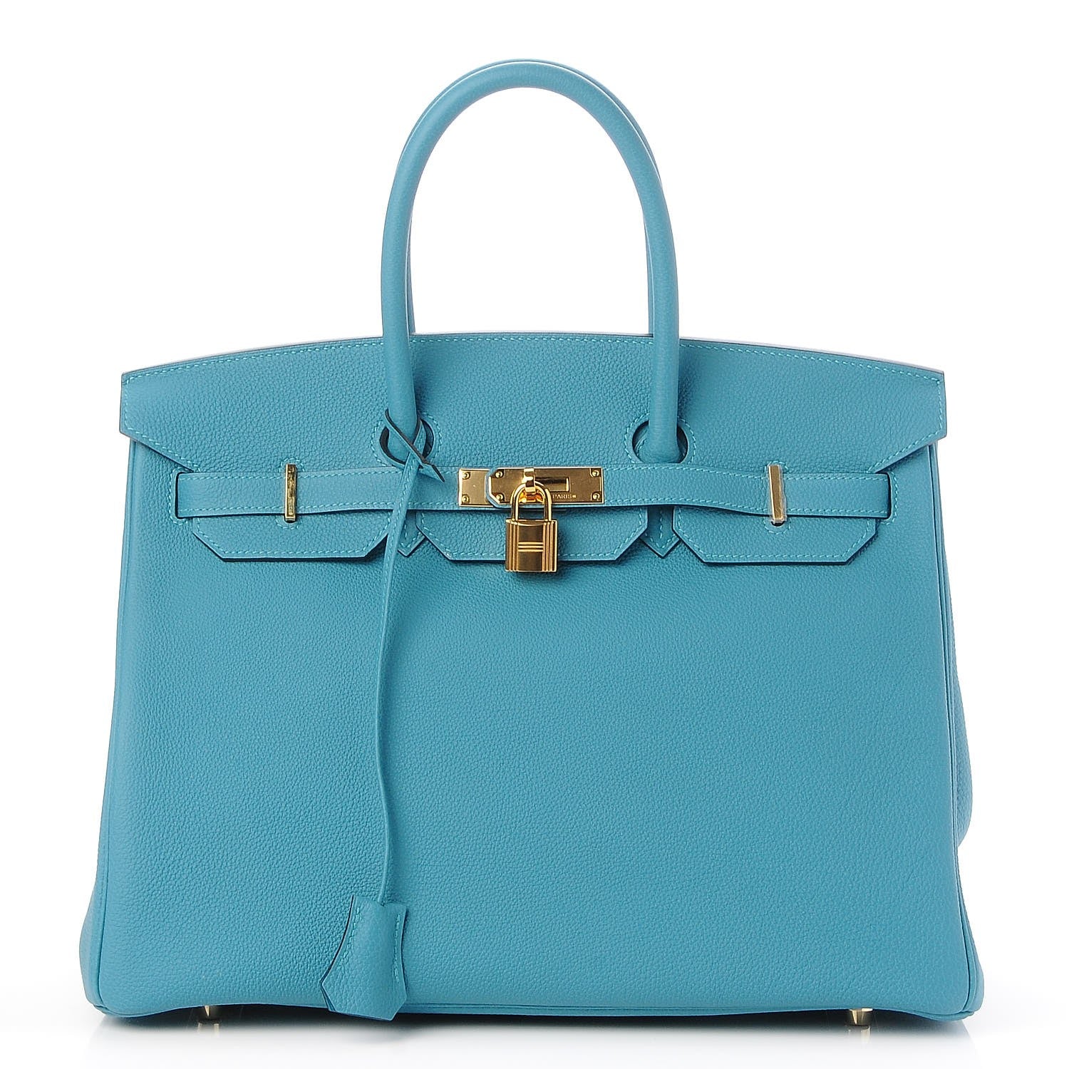 Hermes Togo Birkin 35 Turquoise 1 of 32