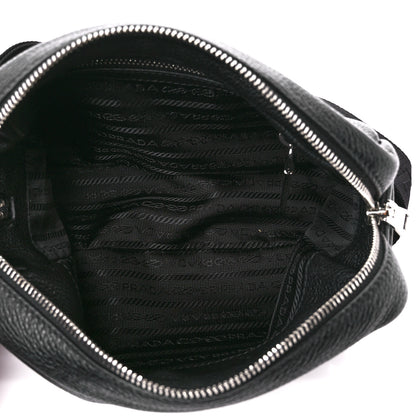 Prada Vitello Daino Camera Crossbody Black 5 of 10