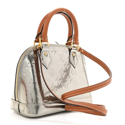 Louis Vuitton Vernis Alma BB Gris Metal 3 of 9