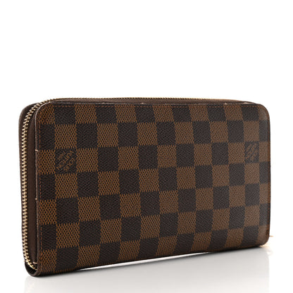 Louis Vuitton Damier Ebene Zippy Organizer Wallet 3 of 10